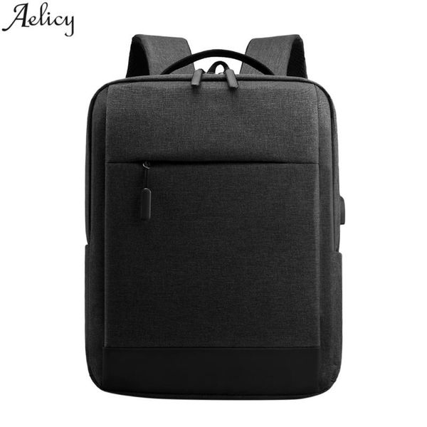 backpack aelicy 2021 large capacity men's and women's schoolbag waterproof usb charging travel bag computer
backpack aelicy 2021 large capacity men's and women's schoolbag waterproof usb charging travel bag computer