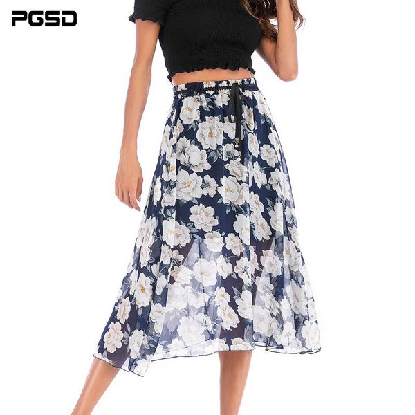 skirts pgsd 2021 summer casual flower printed chiffon thin beach high waist tie loose mid-length skirt female fashion women clothes, Black
skirts pgsd 2021 summer casual flower printed chiffon thin beach high waist tie loose mid-length skirt female fashion women clothes, Black