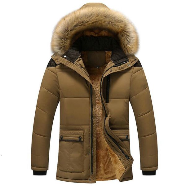 men's down & parkas wear fleece parka winter fur coat of men with hooded windproof jacket jackets and plus size 5xloutwear, Black
men's down & parkas wear fleece parka winter fur coat of men with hooded windproof jacket jackets and plus size 5xloutwear, Black