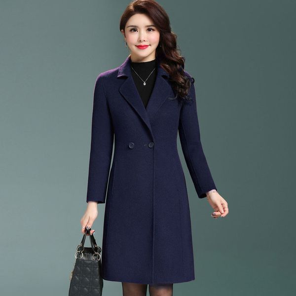 & blends casual double side wool female autumn winter coat women long women's coats spring jackets abrigo mujer 7606165 utna, Black
& blends casual double side wool female autumn winter coat women long women's coats spring jackets abrigo mujer 7606165 utna, Black