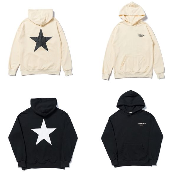 autumn and winter five pointed star essentials high street fog couple hooded sweater men's women's fashion br jacket, Black
autumn and winter five pointed star essentials high street fog couple hooded sweater men's women's fashion br jacket, Black