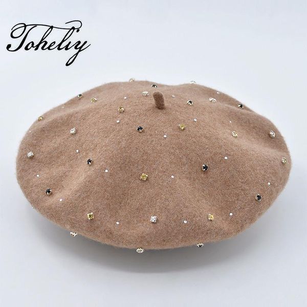 berets 2021 wool vintage warm winter women beret french artist beanie hat cap for sweet girl gift spring and autumn hats, Blue;gray
berets 2021 wool vintage warm winter women beret french artist beanie hat cap for sweet girl gift spring and autumn hats, Blue;gray