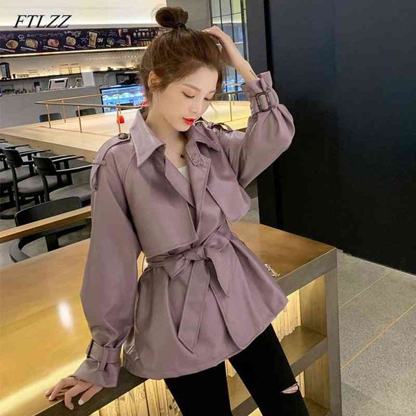 women loose black pu leather jacket autumn motorcycle faux soft coat female with belt streetwear outerwear 210423
women loose black pu leather jacket autumn motorcycle faux soft coat female with belt streetwear outerwear 210423