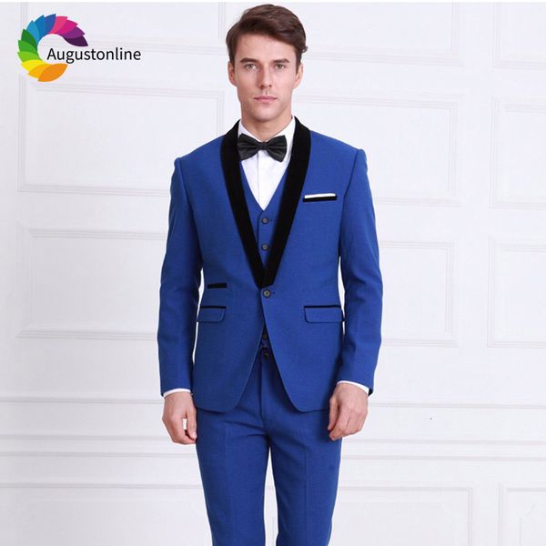 men's suits & blazers royal blue custom made men for wedding suit shawl lapel slim fit tuxedo man prom 2pieces terno masculin, White;black
men's suits & blazers royal blue custom made men for wedding suit shawl lapel slim fit tuxedo man prom 2pieces terno masculin, White;black