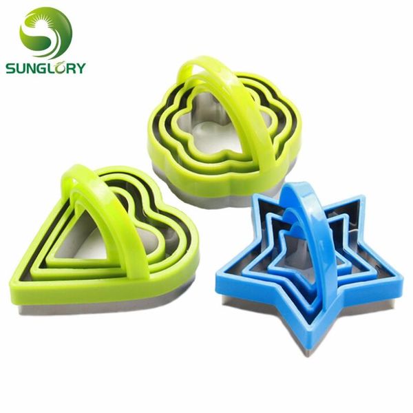 stainless steel cookie cutter with plastic handle flower heart five-pointed star shaped baking fondant decoration cake mold & pastry tools
stainless steel cookie cutter with plastic handle flower heart five-pointed star shaped baking fondant decoration cake mold & pastry tools