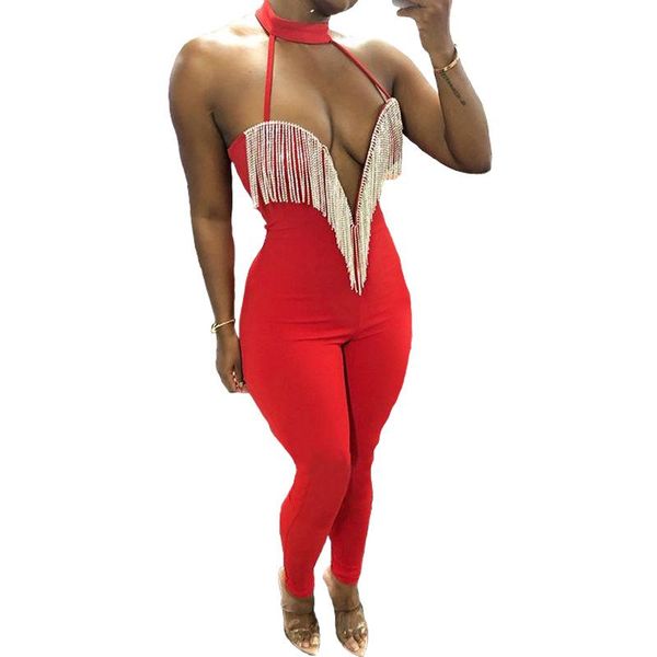 women's jumpsuits & rompers 2021 women strapless v neck bandage romper backless night club overalls bodysuits tassel halter jumpsuit, Black;white
women's jumpsuits & rompers 2021 women strapless v neck bandage romper backless night club overalls bodysuits tassel halter jumpsuit, Black;white