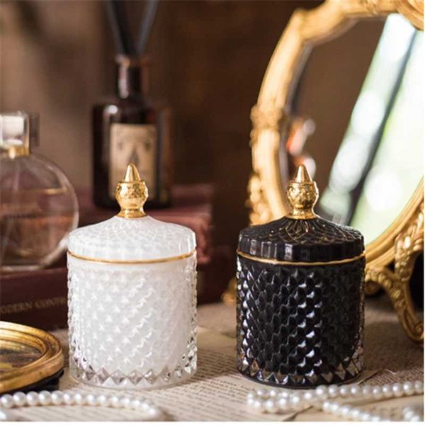 storage bottles & jars art luxury multicolor glass jar bottle with lid minimalist household cotton swab jewelry box
storage bottles & jars art luxury multicolor glass jar bottle with lid minimalist household cotton swab jewelry box