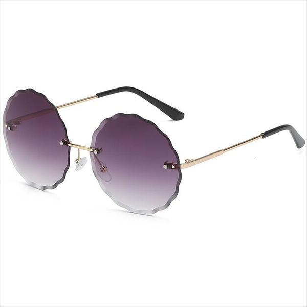 classic round rimless sunglasses women men brand designer vintage alloy frame sun glasses oculos de sol, White;black
classic round rimless sunglasses women men brand designer vintage alloy frame sun glasses oculos de sol, White;black