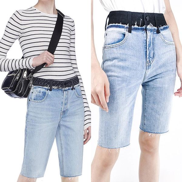 women's jeans 2021 summer european and american cotton color matching blue frayed denim pants chic no elasticity riding
women's jeans 2021 summer european and american cotton color matching blue frayed denim pants chic no elasticity riding