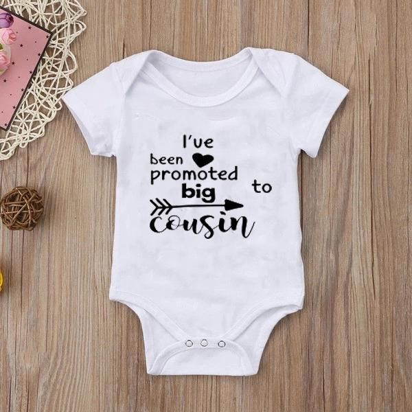 rompers i've been promoted big to cousin cute baby boys clothes for born baby's jumpsuits kids girls, Blue
rompers i've been promoted big to cousin cute baby boys clothes for born baby's jumpsuits kids girls, Blue
