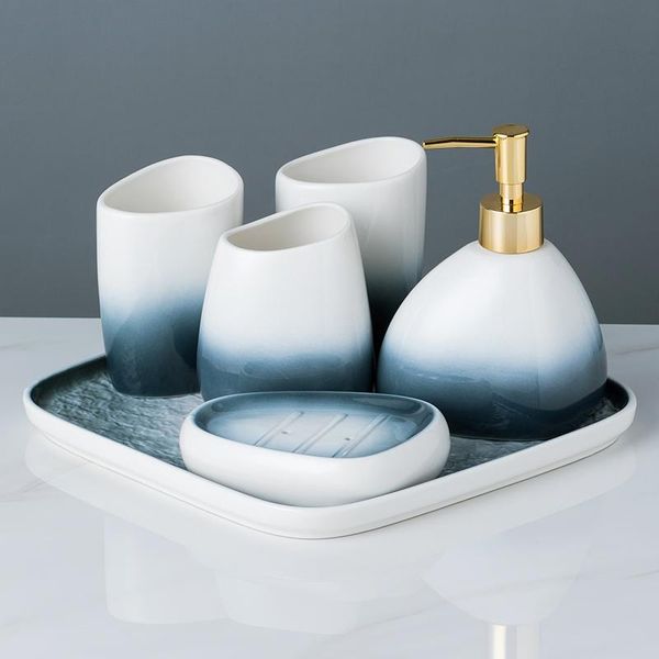 bath accessory set gradient wash creative ceramic mouth cup modern nordic bathroom tray household accessori bagno supplies ef50wy
bath accessory set gradient wash creative ceramic mouth cup modern nordic bathroom tray household accessori bagno supplies ef50wy