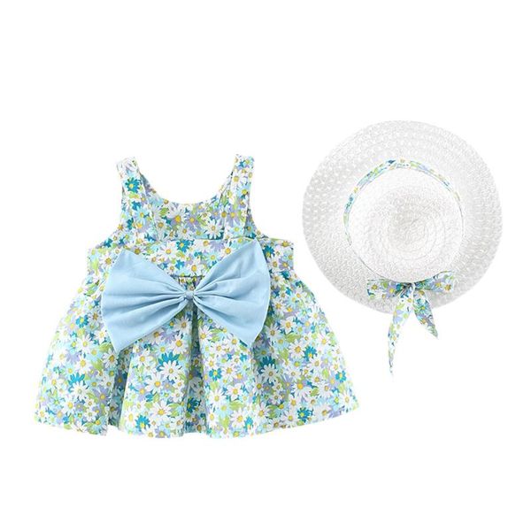 girl's dresses 6m-3t baby kids girls summer dress sleeveless bow flower print princess hat set outfit for vestidos, Red;yellow
girl's dresses 6m-3t baby kids girls summer dress sleeveless bow flower print princess hat set outfit for vestidos, Red;yellow