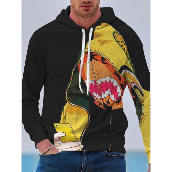 hooded pattern men is a 3d printed hoodie visual impact party punk goth round neck american sweater hoodie, Black
hooded pattern men is a 3d printed hoodie visual impact party punk goth round neck american sweater hoodie, Black