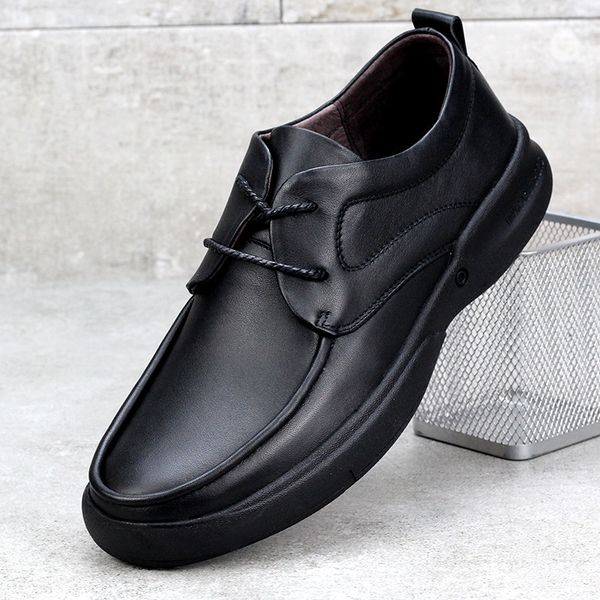 new genuine leather mens casual shoes large size 45 46 47 48 widened round head lace-up handmade men shoes jkm789, Black
new genuine leather mens casual shoes large size 45 46 47 48 widened round head lace-up handmade men shoes jkm789, Black