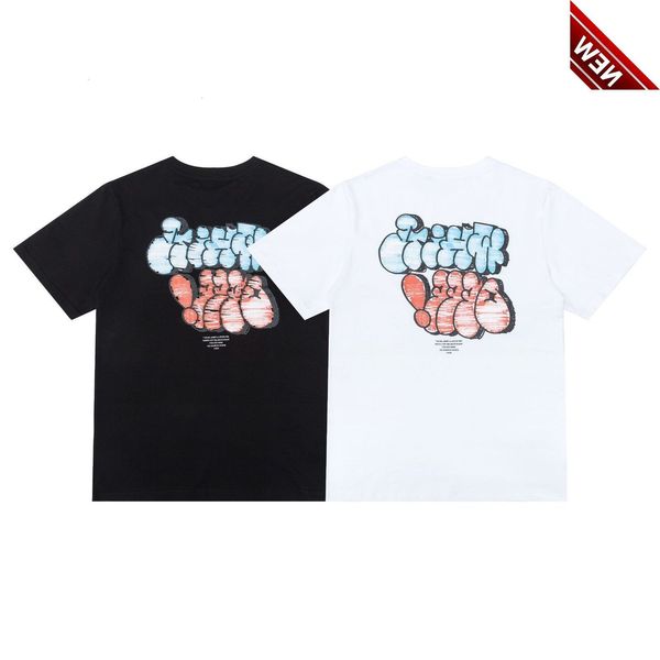 2021 spring and summer new off back children's fun fat letter graffiti short sleeve t-shirt for men women, White;black
2021 spring and summer new off back children's fun fat letter graffiti short sleeve t-shirt for men women, White;black
