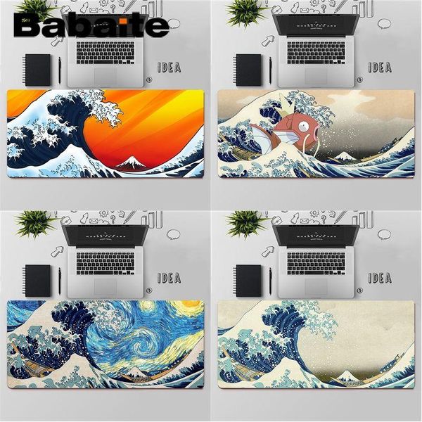mouse pads & wrist rests babaite japanese wave art lapgaming pad large keyboards mat
mouse pads & wrist rests babaite japanese wave art lapgaming pad large keyboards mat
