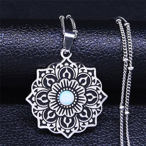 flower of life stainless steel moonstone statement necklace women black silver color charm jewelry collier n3269s04 pendant necklaces
flower of life stainless steel moonstone statement necklace women black silver color charm jewelry collier n3269s04 pendant necklaces