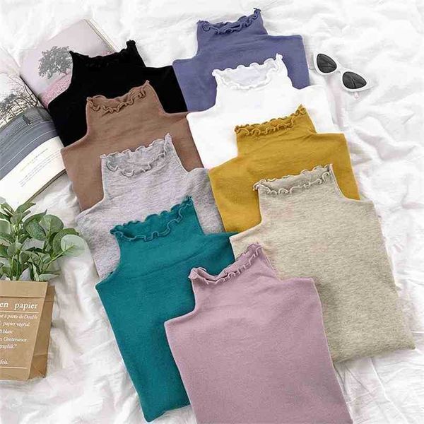 spring autumn solid sweater women long sleeved turtleneck woman casual ruffles knitted s 210525, White;black
spring autumn solid sweater women long sleeved turtleneck woman casual ruffles knitted s 210525, White;black