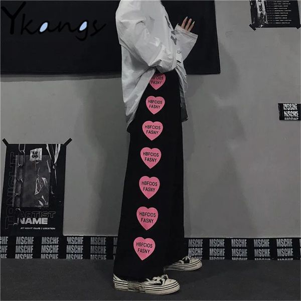 women's pants & capris korean style love print loose wide leg vintage hip hop high street casual trousers harajuku spring autumn ins st, Black;white
women's pants & capris korean style love print loose wide leg vintage hip hop high street casual trousers harajuku spring autumn ins st, Black;white