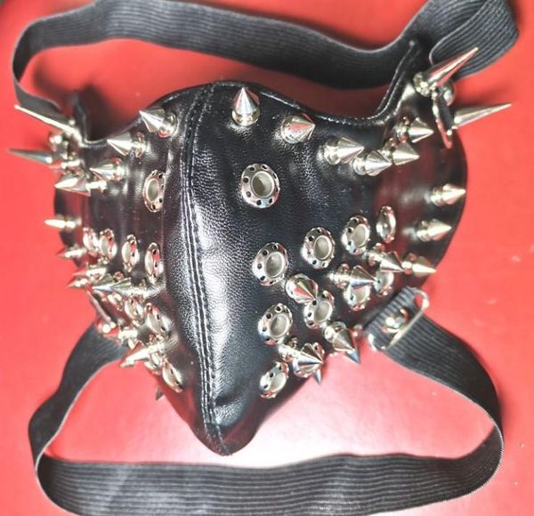 party masks halloween accessories face mask jewelry personalized leather cosplay performance spikes
party masks halloween accessories face mask jewelry personalized leather cosplay performance spikes