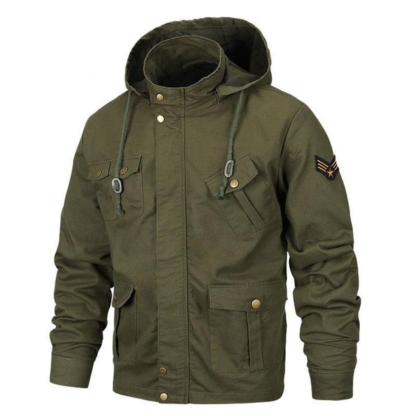 men's jackets outdoor army fan military jacket plus size cotton solid color men bomber casual washed cargo jean, Black;brown
men's jackets outdoor army fan military jacket plus size cotton solid color men bomber casual washed cargo jean, Black;brown