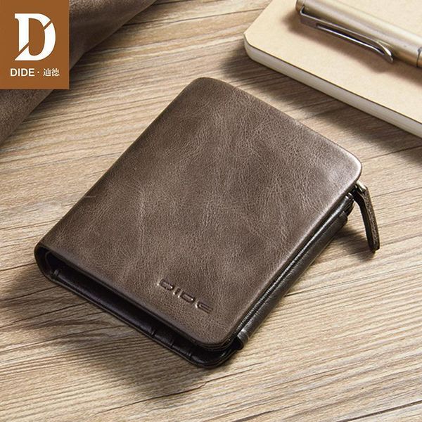 100% genuine leather wallets for men purse vintage small wallet male card holder tri fold zipper coin dq595, Red;black
100% genuine leather wallets for men purse vintage small wallet male card holder tri fold zipper coin dq595, Red;black