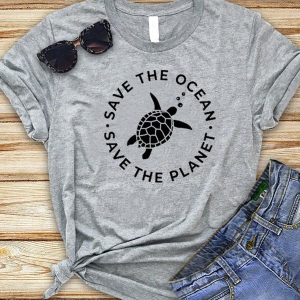 women's t-shirt save the ocean t shirt planet graphic tees women cotton tshirt funny turtle print short sleeve girl cute drop, White
women's t-shirt save the ocean t shirt planet graphic tees women cotton tshirt funny turtle print short sleeve girl cute drop, White