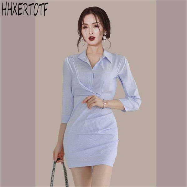 summer elegant women single breasted stripe pencil dress high waist pleated three-quarter sleeve casual dresses 210531, Black;gray
summer elegant women single breasted stripe pencil dress high waist pleated three-quarter sleeve casual dresses 210531, Black;gray