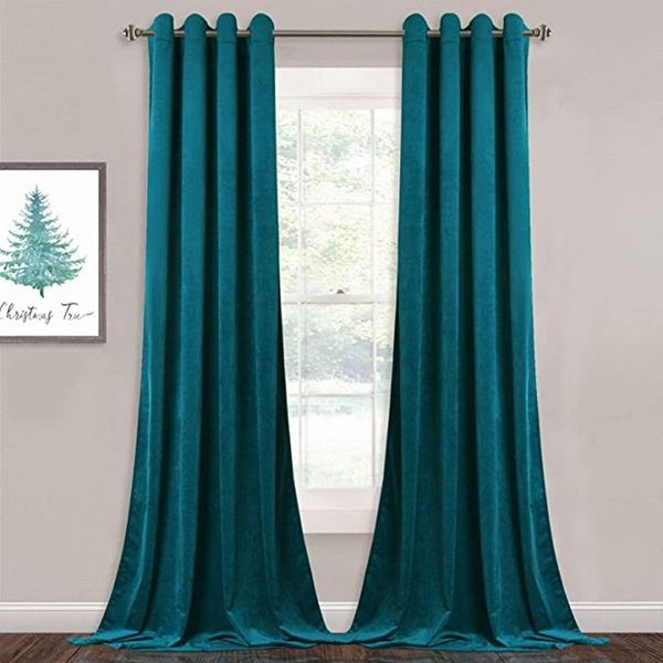 curtain & drapes modern teal velvet curtains for living room blackout heavy grommet drapery panels bedroom guest 1pc
curtain & drapes modern teal velvet curtains for living room blackout heavy grommet drapery panels bedroom guest 1pc