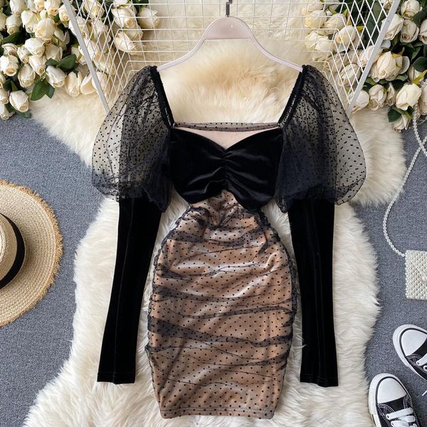 casual dresses women clothes slim flods ol y2k summer office lady yarn patchwork party dress fashion dot printed vestidos wear d350, Black;gray
casual dresses women clothes slim flods ol y2k summer office lady yarn patchwork party dress fashion dot printed vestidos wear d350, Black;gray