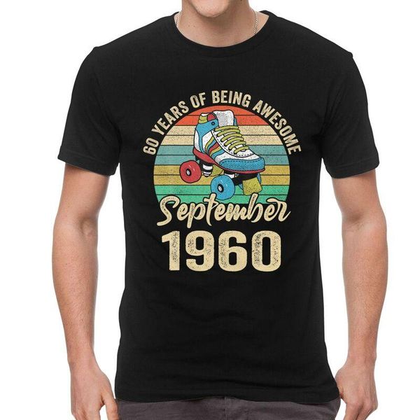 men's t-shirts september 1960 t-shirt men streetwear t shirt short sleeve 60 year old birthday gift tshirts cotton tee clothing, White;black
men's t-shirts september 1960 t-shirt men streetwear t shirt short sleeve 60 year old birthday gift tshirts cotton tee clothing, White;black