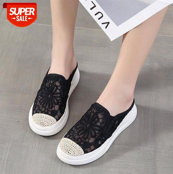 small fragrant style round-toe shoes women fashion net red flat casual lazy one-footed baotou slippers #wf6k, Black
small fragrant style round-toe shoes women fashion net red flat casual lazy one-footed baotou slippers #wf6k, Black