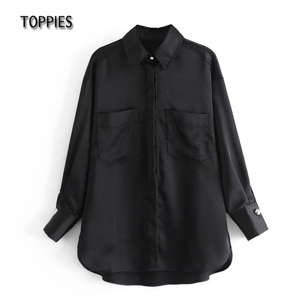 ies black satin shirts women oversized blouse loose long shirts solid color ladies shirts 210412, White
ies black satin shirts women oversized blouse loose long shirts solid color ladies shirts 210412, White