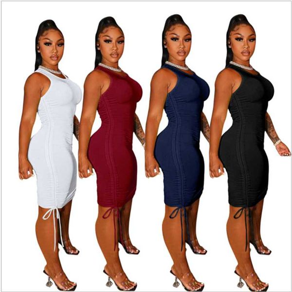 casual dresses women fashion summer bodycon dress sleeveless solid knee length party wear, Black;gray
casual dresses women fashion summer bodycon dress sleeveless solid knee length party wear, Black;gray