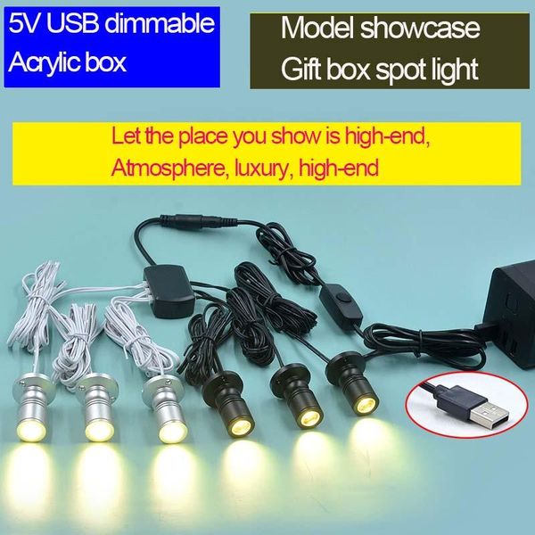 downlights 1w dimmable model display cabinet small spotlight mini counter wine hand-run exhibition case usb
downlights 1w dimmable model display cabinet small spotlight mini counter wine hand-run exhibition case usb