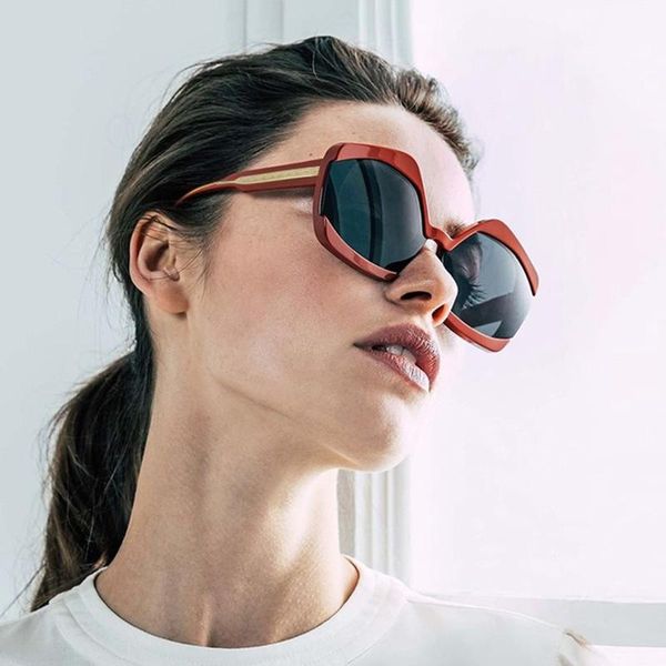 sunglasses lnfcxi irregular large-frame oversized sun glasses female male vintage red black shades, White;black
sunglasses lnfcxi irregular large-frame oversized sun glasses female male vintage red black shades, White;black