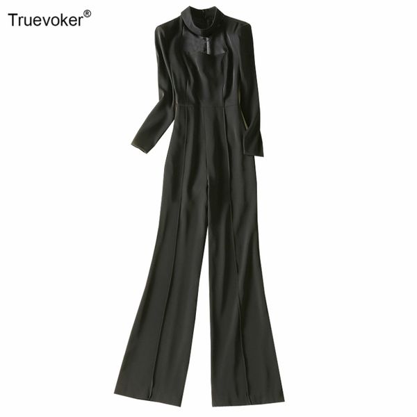 truevoker spring runway fashion black jumpsuit women high end full sleeve stand collar perspective lace patchwork overall chic 210602, Black;white
truevoker spring runway fashion black jumpsuit women high end full sleeve stand collar perspective lace patchwork overall chic 210602, Black;white
