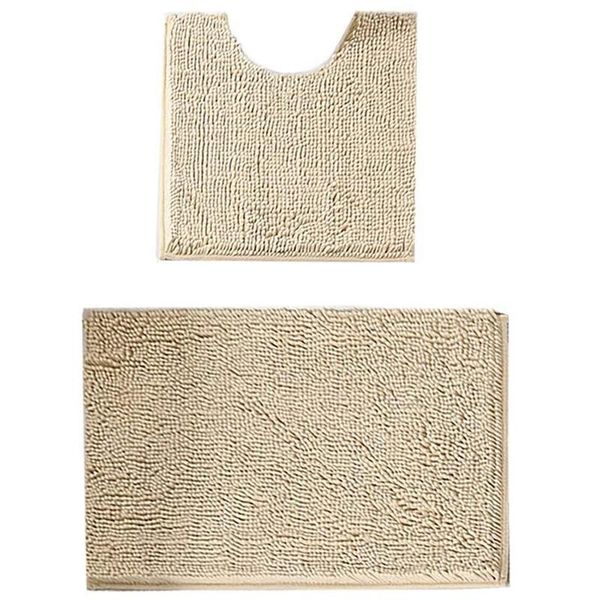 bath mats 2 sets of mat set, bathroom and toilet rug (with non-slip bottom), for shower room, (camel)
bath mats 2 sets of mat set, bathroom and toilet rug (with non-slip bottom), for shower room, (camel)