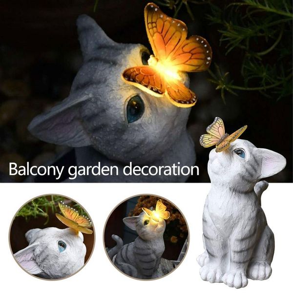 garden decorations outdoor lighting solar light statue cat and butterfly figurine landscape lamps resin for courtyard lawn woodland
garden decorations outdoor lighting solar light statue cat and butterfly figurine landscape lamps resin for courtyard lawn woodland