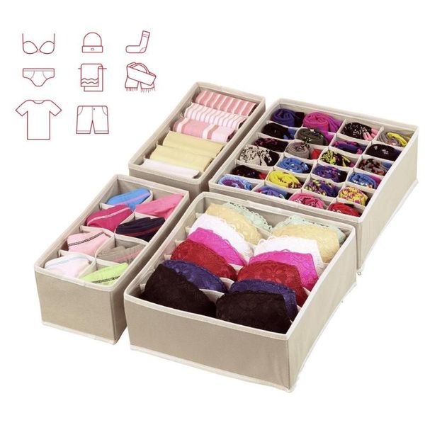 storage drawers magicfly 4 cell drawer closet underwear organizer box bra socks divider ties sock breathable and mold-proof
storage drawers magicfly 4 cell drawer closet underwear organizer box bra socks divider ties sock breathable and mold-proof