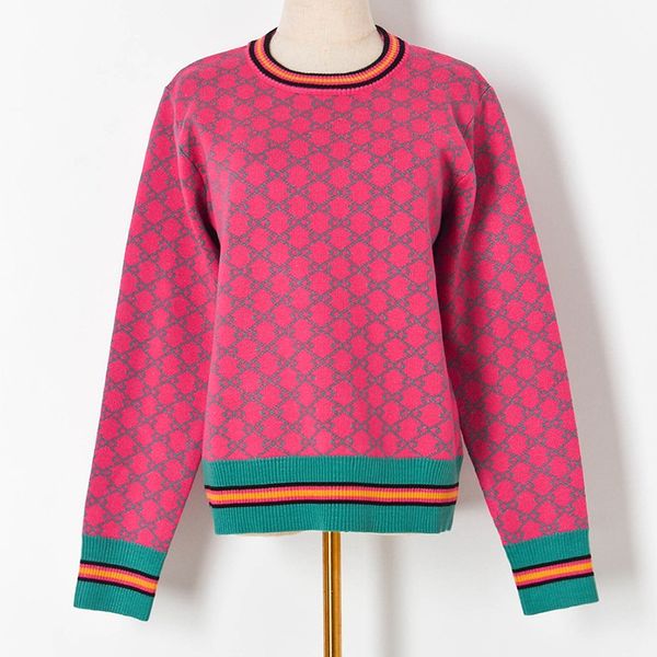 1106 l 2022 runway autumn brand same style sweater long sleeve pullover red crew neck fashion clothes womens mingzhi, White;black
1106 l 2022 runway autumn brand same style sweater long sleeve pullover red crew neck fashion clothes womens mingzhi, White;black