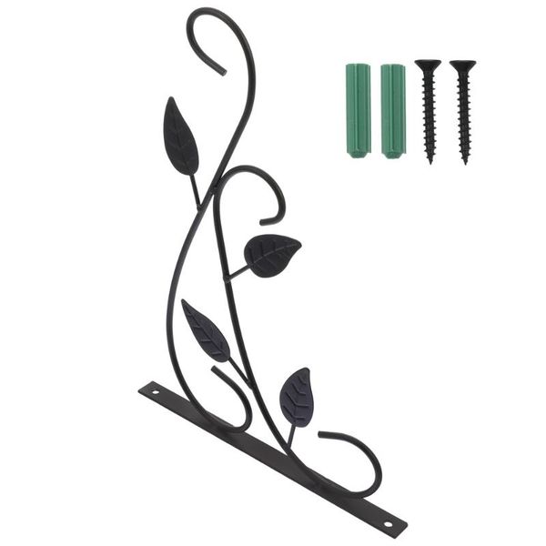 decorative flower pot hanger hook wall mount lantern hanging bracket (black) hooks & rails
decorative flower pot hanger hook wall mount lantern hanging bracket (black) hooks & rails