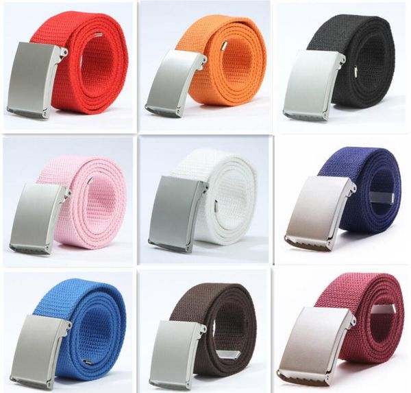 fashion trousers belts canvas belt metal buckle men women boys jeans candy colors luxury cinturones, Black;brown
fashion trousers belts canvas belt metal buckle men women boys jeans candy colors luxury cinturones, Black;brown