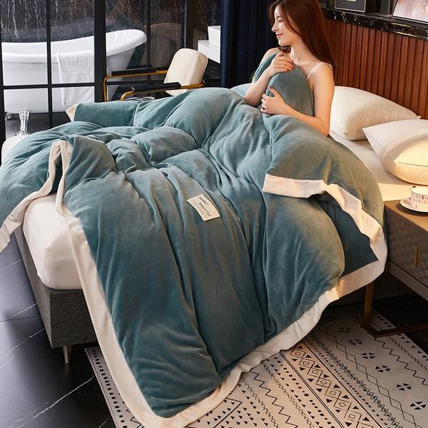 bedding sets flannel set winter duvet cover keep warm bedsheet double sided velvet pillowcases home textile solid
bedding sets flannel set winter duvet cover keep warm bedsheet double sided velvet pillowcases home textile solid