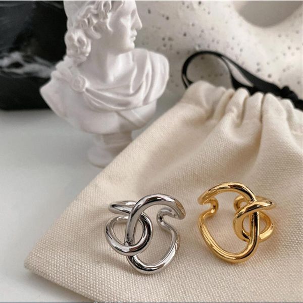 sterling silver european and american ins blogger simple metal ring personality knot cross index finger opening female cluster rings, Golden;silver
sterling silver european and american ins blogger simple metal ring personality knot cross index finger opening female cluster rings, Golden;silver