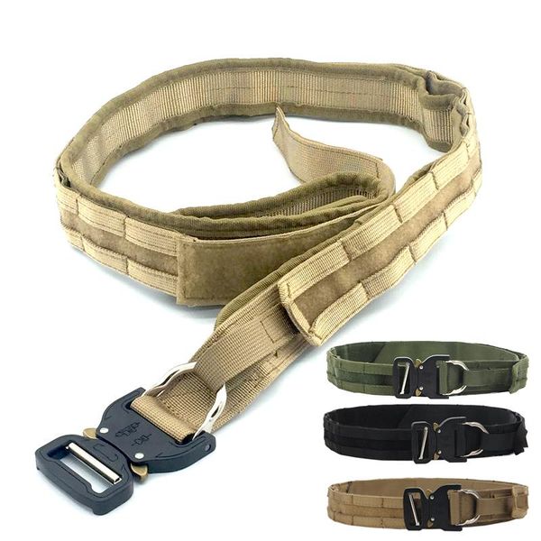 waist support adjustable molle tactical belt nylon war battle combat girdle men army military duty hunting equipment, Black;gray
waist support adjustable molle tactical belt nylon war battle combat girdle men army military duty hunting equipment, Black;gray