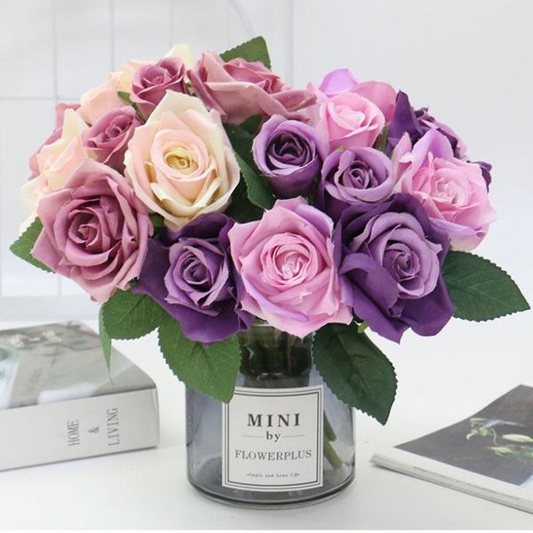 artificial flowers rose bunch wedding bridal bouquet silk flower home decor valentine's day gifts po props craft decorative & wreaths
artificial flowers rose bunch wedding bridal bouquet silk flower home decor valentine's day gifts po props craft decorative & wreaths