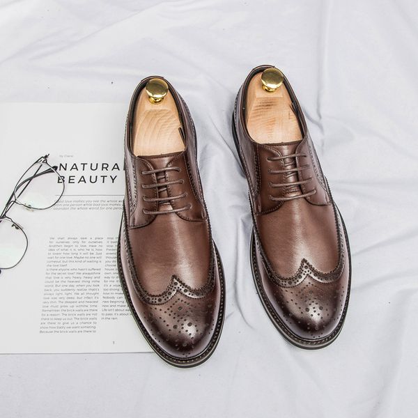 bullock drs leather shoes men's youth korean fashion busins british wedding men, Black
bullock drs leather shoes men's youth korean fashion busins british wedding men, Black