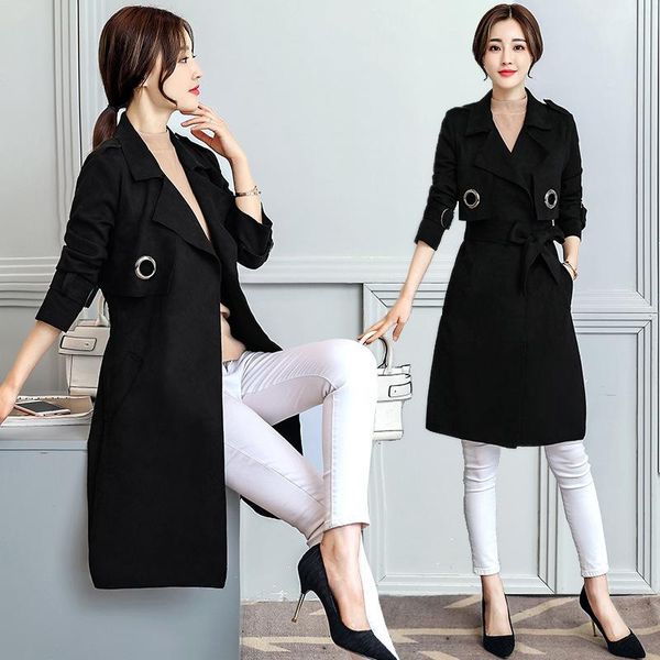women's trench coats boollili abrigos mujer coat plus size winter women overcoat windbreaker roupas long femme casaco feminino, Tan;black
women's trench coats boollili abrigos mujer coat plus size winter women overcoat windbreaker roupas long femme casaco feminino, Tan;black