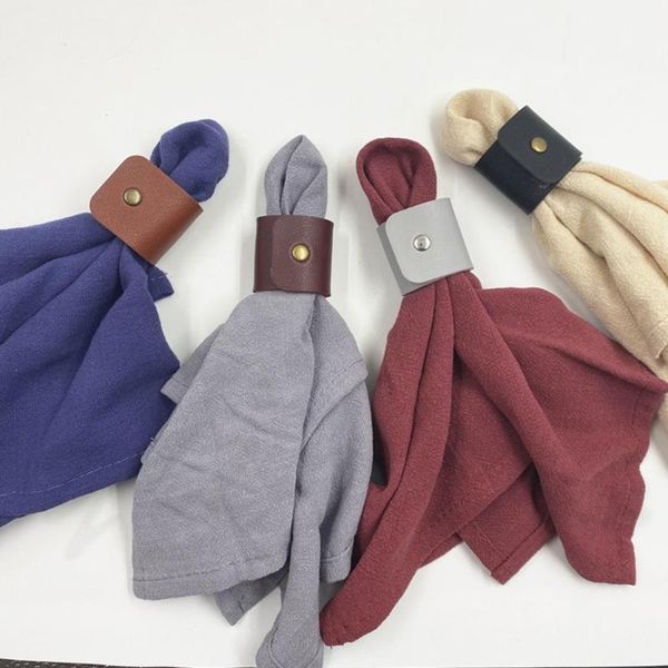 4pcs leather napkin rings handmade rustic holder for home table christmas decor wedding dinner party valentine
4pcs leather napkin rings handmade rustic holder for home table christmas decor wedding dinner party valentine